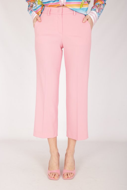 pak wazig supermarkt Roze geklede broek van Raffaello Rossi Broeken, Halflange broeken &  Culottes [2023] | Scalini